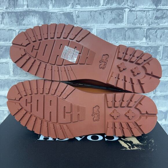 Coach Brooks Canvas Loafer 1941 Saddle Brown CR889 Mens Size 10D New - Picture 5 of 6